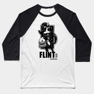 The Flint Print (DARK) Baseball T-Shirt